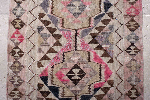 Vintage Kilim Runner Rug (3' x 11')